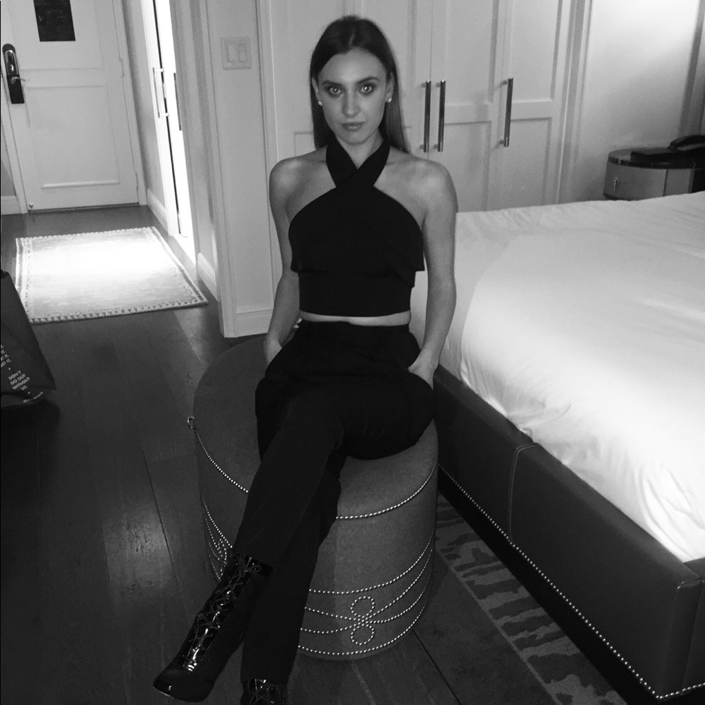 Stylestalker black high waist pant